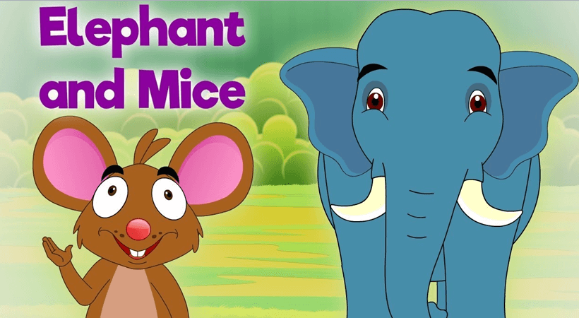 Panchatantra Stories- The elephant and the mice