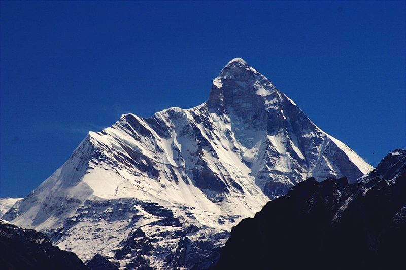 Nanda Devi is the second highest peak in India. It is located in Gharwal Himalayas, Uttarakand. Nanda Devi is 23rd highest peak in the world