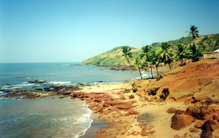 Anjuna beach in Goa