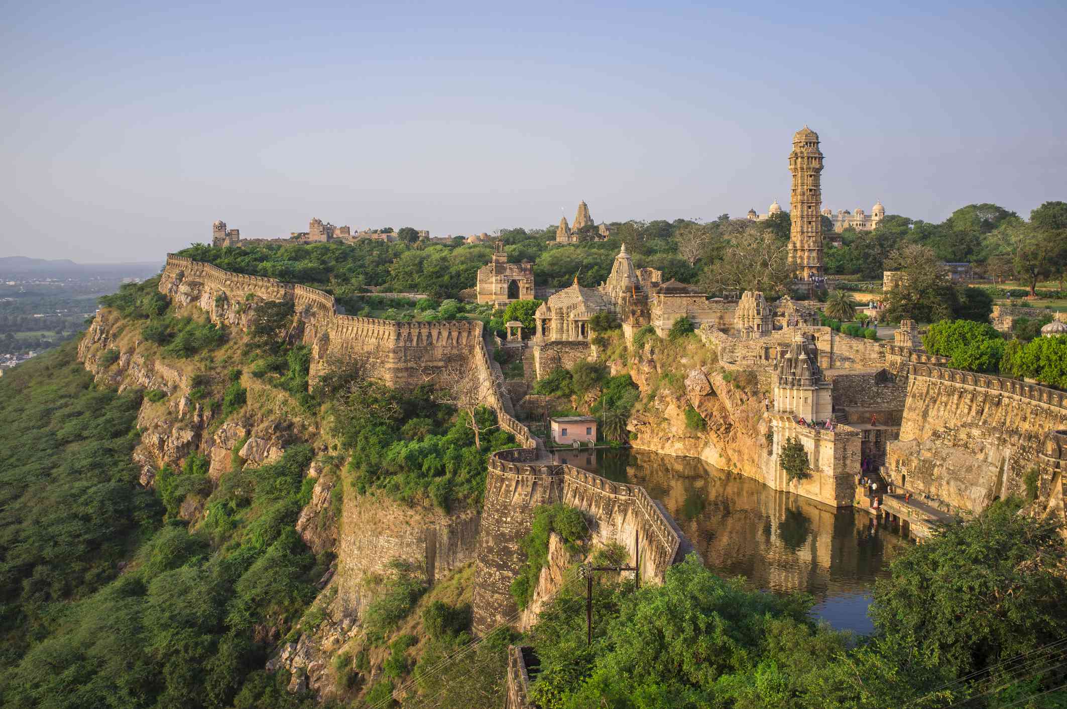Chittorgarh fort overcame many sieges and battles which shows the bravery and resistance of the Rajput kingdom. It is a UNESCO World Heritage Site.