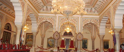 Interiors of city palace