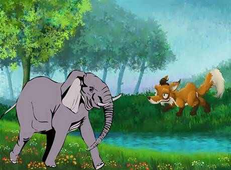 The elephant and the Jackal Story. Very interesting story to read