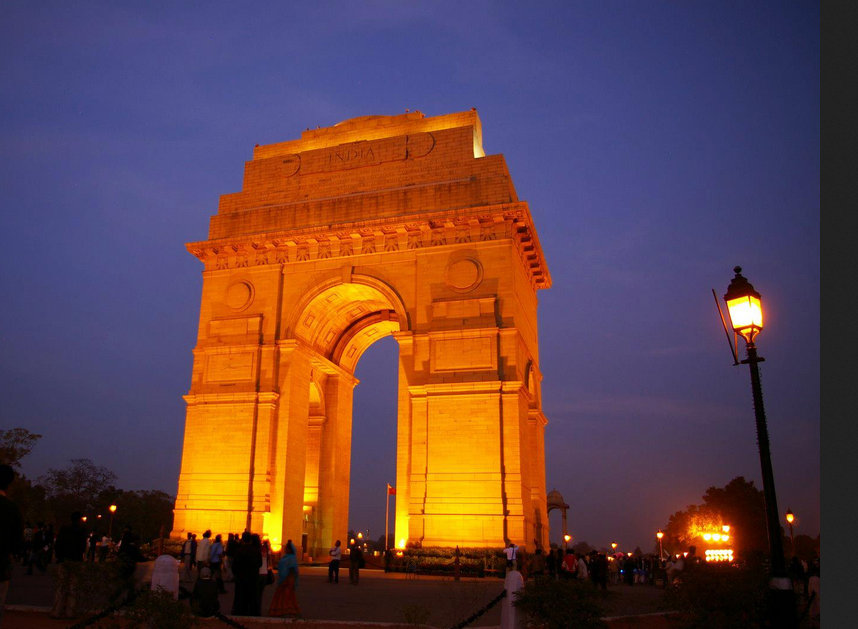 India Gate : This was built as a mark of respect to the soldiers killed in World War I and the third Anglo Afghan war