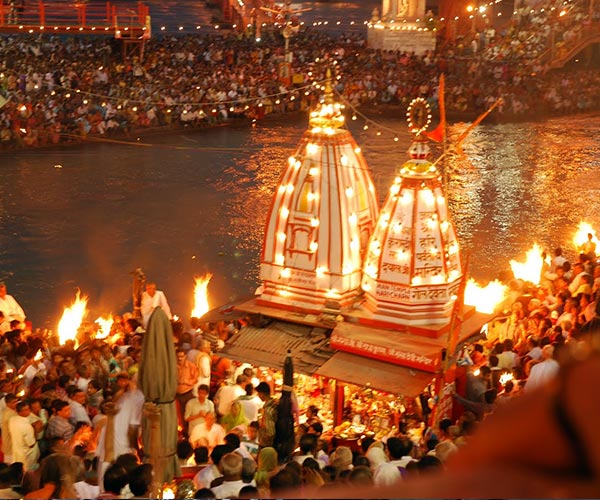 Ganga evening Aarthi at Rishikesh