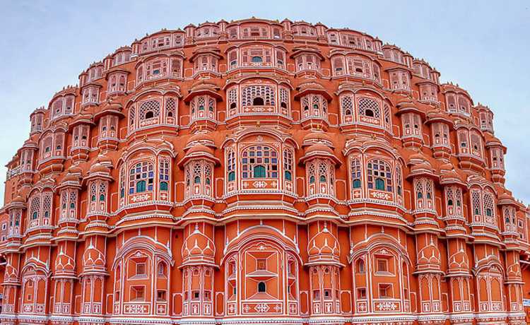 Hawa Mahal in Jaipur with 953 Jharokas