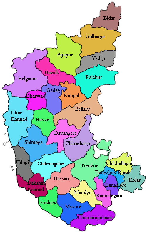 Karnataka Map