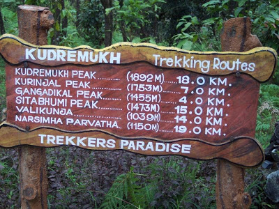 Kudremukh trekking routes