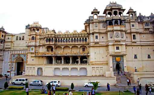 Manek Chowk at city palace, Udaipur