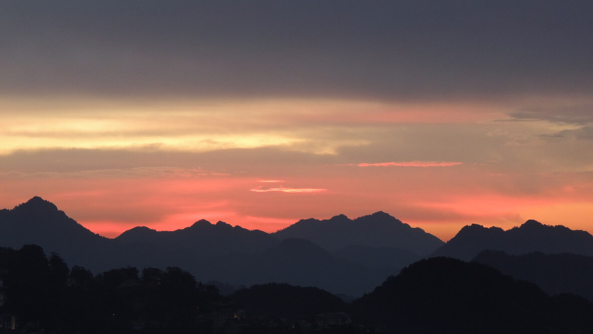 Mussoorie Hill Station.