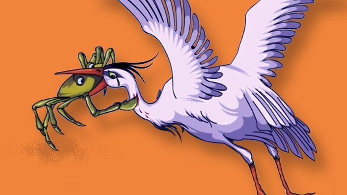 The Stork and the Crab -- Panchatantra Moral Stories