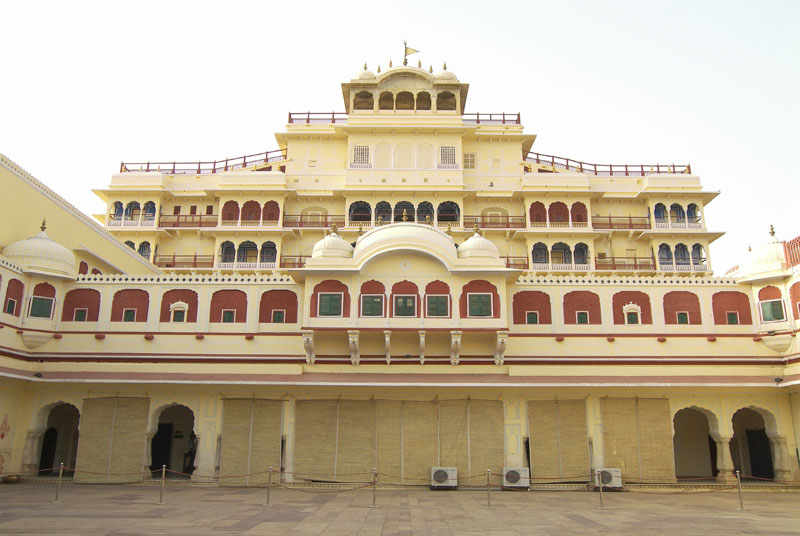 Chandra Mahal from Pritam Niwas Chowk in city palace