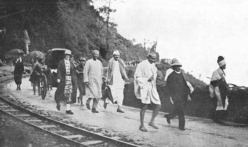 Chittaranjan das with Mahatma Gandhi