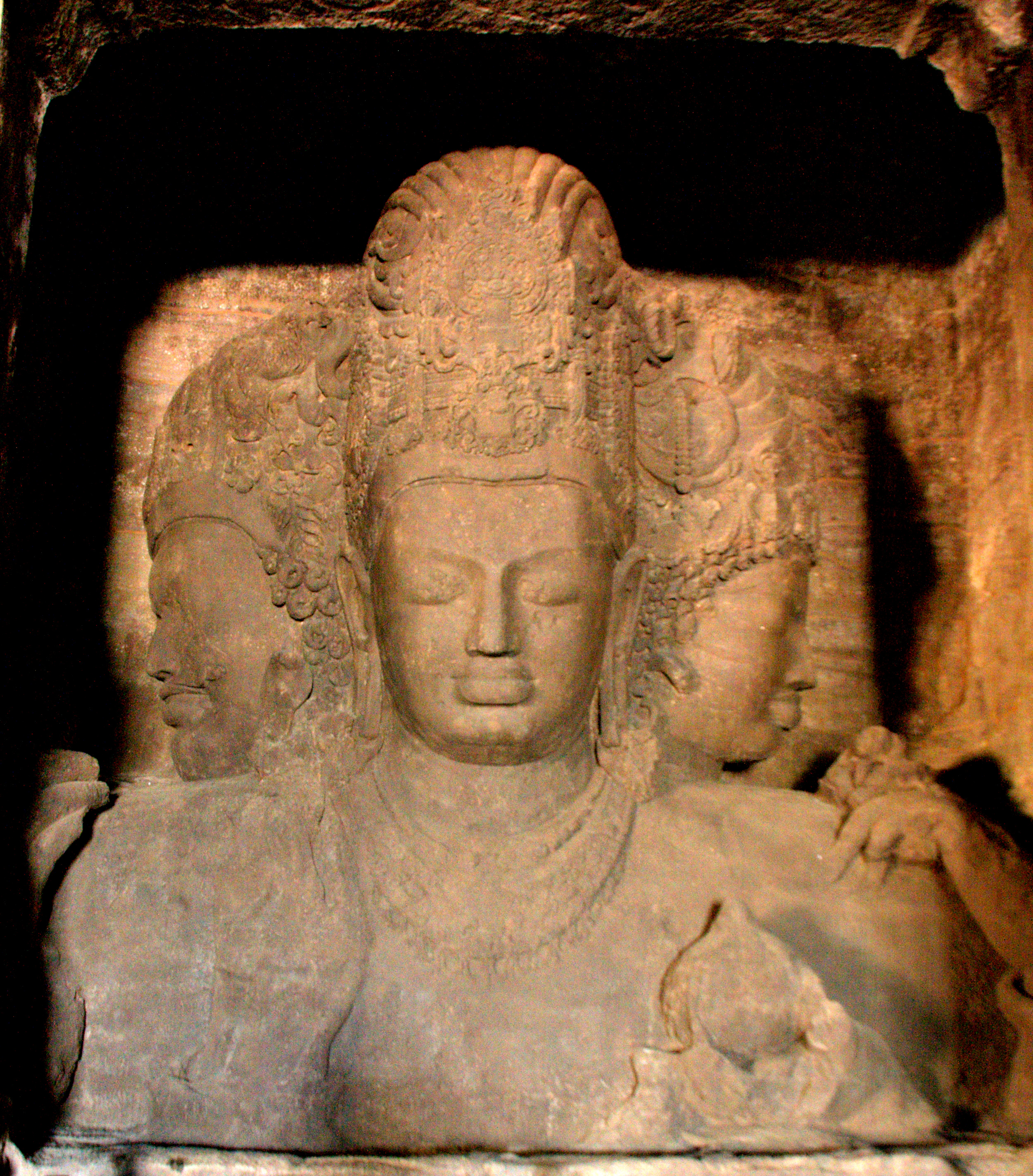 Cave 1 Trimurti in Elephanta caves