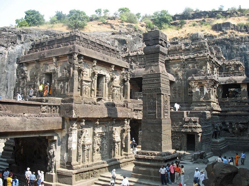 Kailasa temple at Ellora Caves