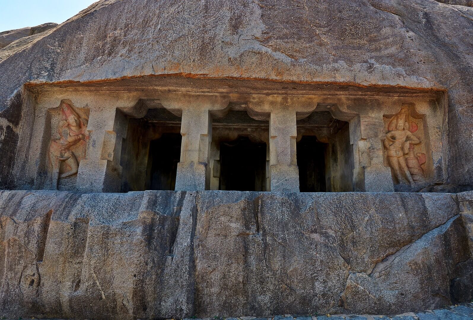 Mandagapattu temple architecture of Pallava dyanasty