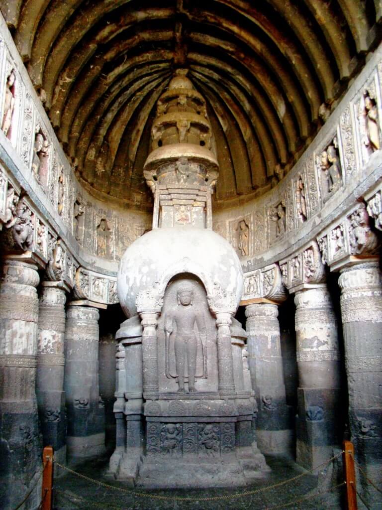 Cave 19 at Ajanta caves