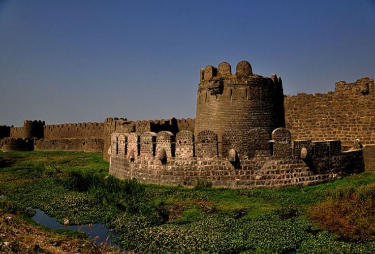 Gulbarga fort was first built by Raja Gulchand and later strengthened and enlarged by Al-ud-din Hasan Bahamani of Bahamani dynasty 