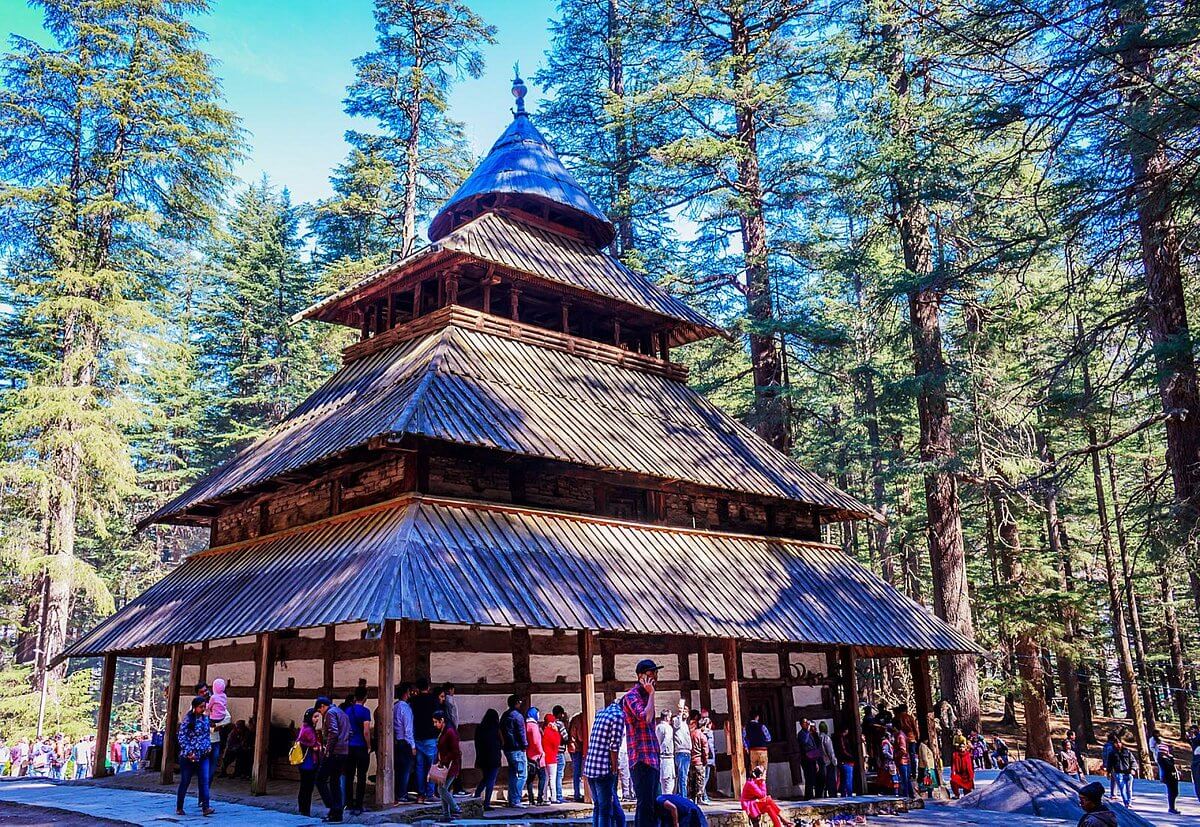 Hadimba temple in Manali.