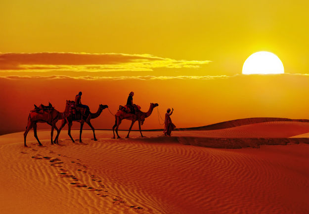 Jaisalmer also known as the 'the golden city' is located in Rajasthan. jaisalmer is famous for its Sam sand dunes, forts and desert festivls.