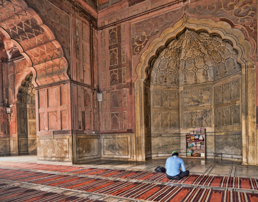 Interiors of Jama Masjid