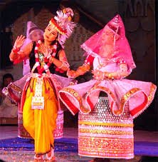 Costumes of the Manipuri dance