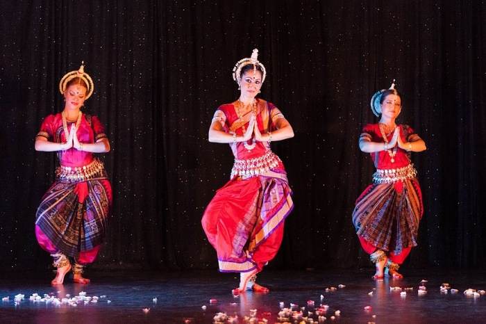Odissi dance is the classical dance form from Odissa.  It was predominantly performed by women. In the modern era men have joined women in performing the odissi dance. 