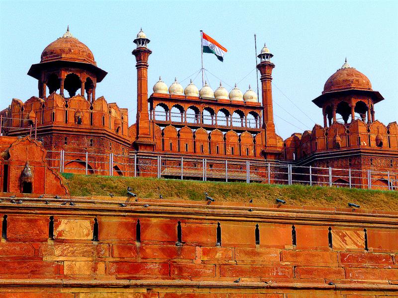 Red fort in Delhi was built by Mughal emperor Shahjahan .Red Fort was built when Shahjahan moved his capital from Agra to Delhi