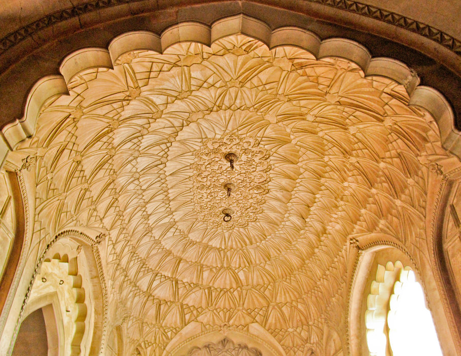 Beautiful interior design in the tomb